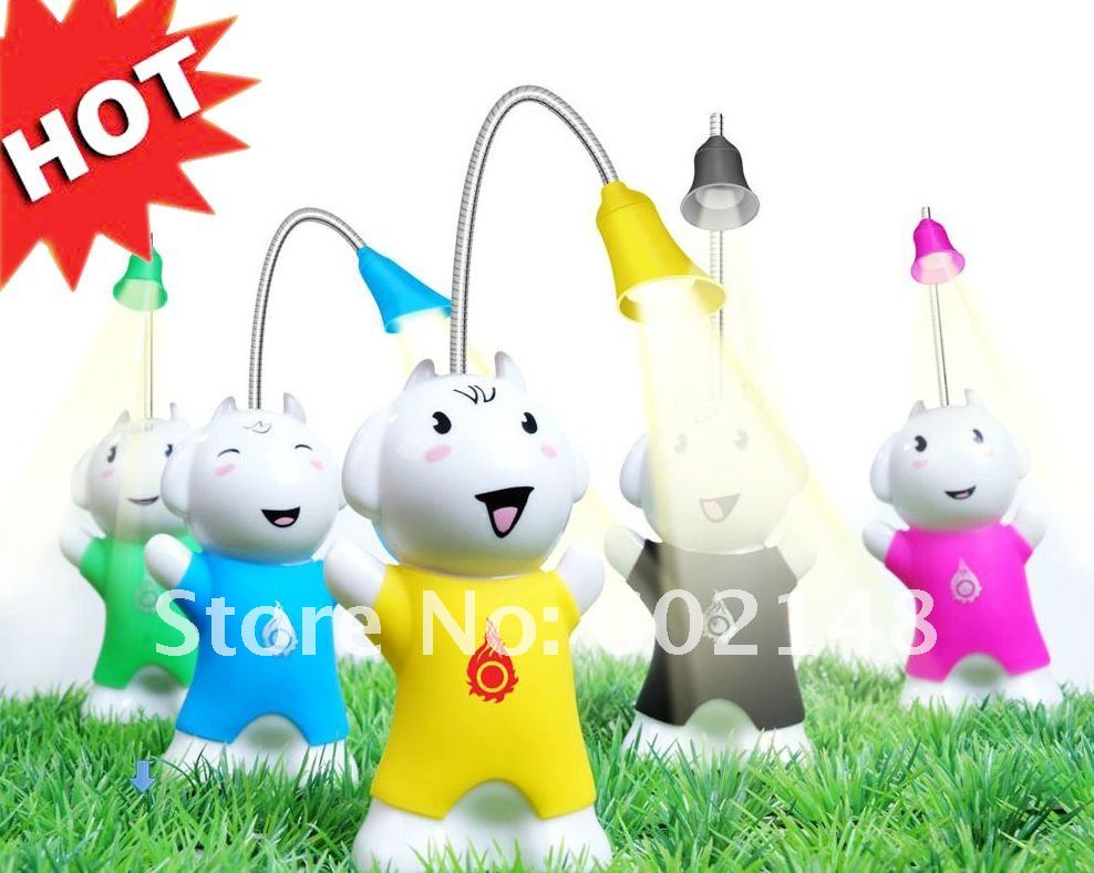 Настольная лампа освещения в стиле модерн, на аккумуляторных батарейках, 2хААА