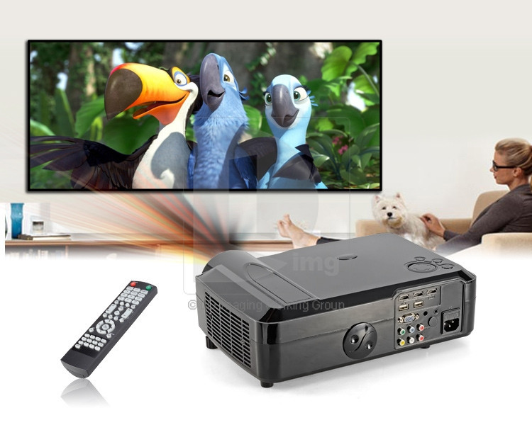 E-Jiale EPW5801A – портативный проектор для домашнего кинотеатра, 3200 Лм, 5.8’’ ЖК-дисплей, HDMI