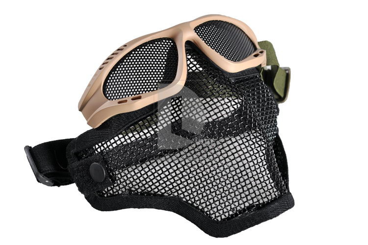Воздухопроницаемая защитная маска для пейнтбола, лыжного и велосипедного спорта