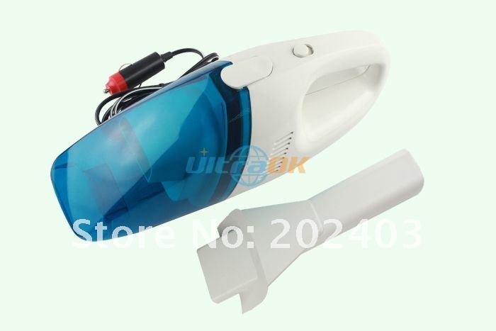 Мощный миниатюрный автомобильный пылесос - 12В, 420 г, питание от автомобильного прикуривателя