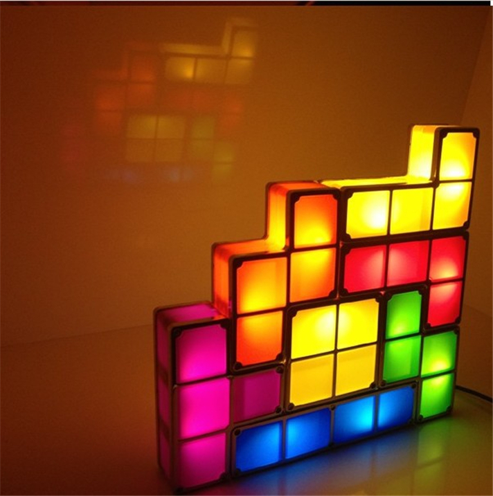 Настольная лампа-тетрис