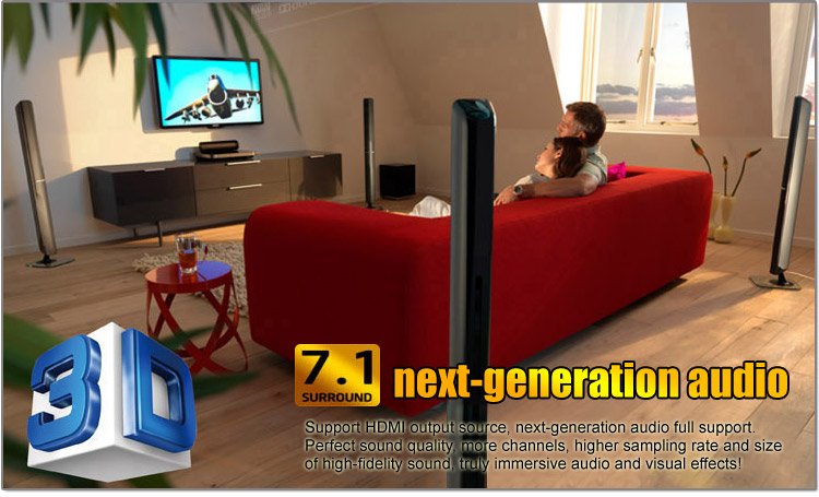 Egreat R6S – медиаплеер, 3D, Wifi, H.264, Full HD 1080p, E-SATA/USB 
