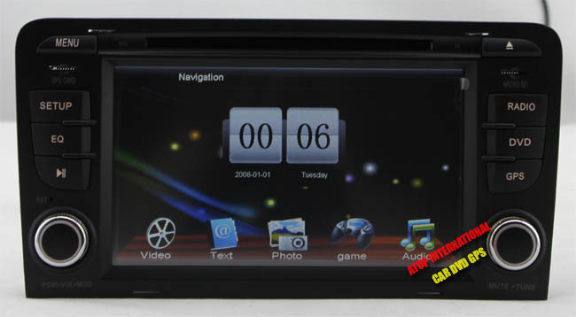 CANBUS -   Audi 3, DVD, GPS, USB, Bluetooth, , TV +  SD  8GB