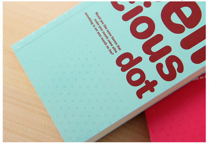 Записная книжка - блокнот с разноцветными страницами