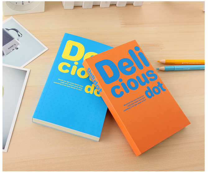 Записная книжка - блокнот с разноцветными страницами