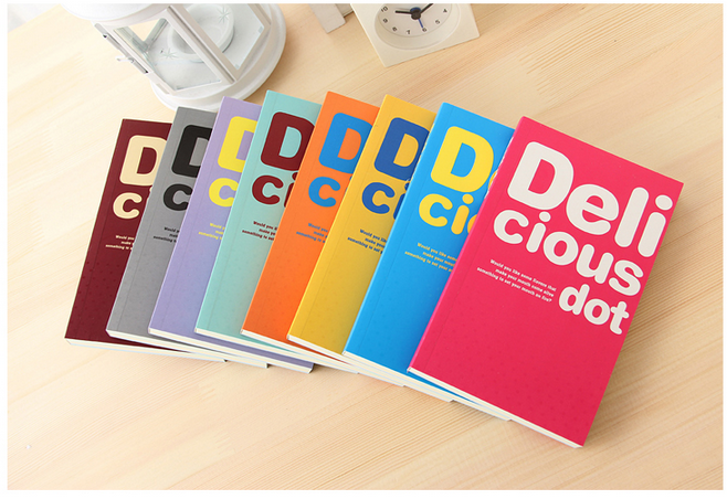Записная книжка - блокнот с разноцветными страницами