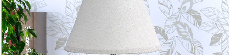 Настольная лампа с часами