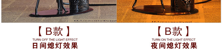 Настольная лампа с часами