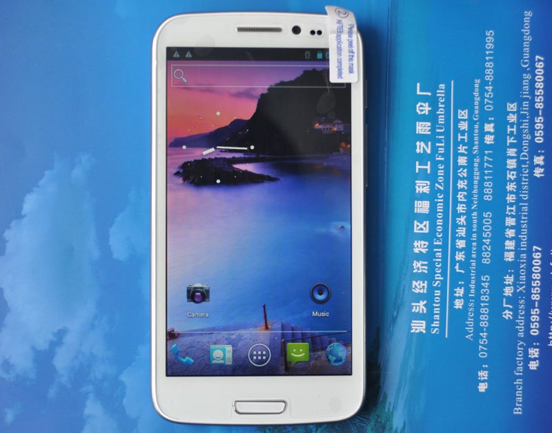 Hero H9300+ - смартфон, Android 4.1.1, MTK6577 (2x1.2GHz), qHD 5.3