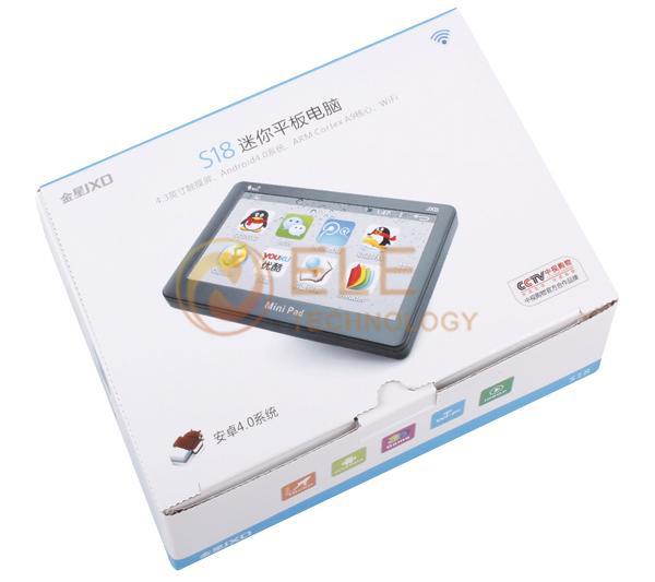JXD S18 - планшетный компьютер, Android 4.0.3, 4.3
