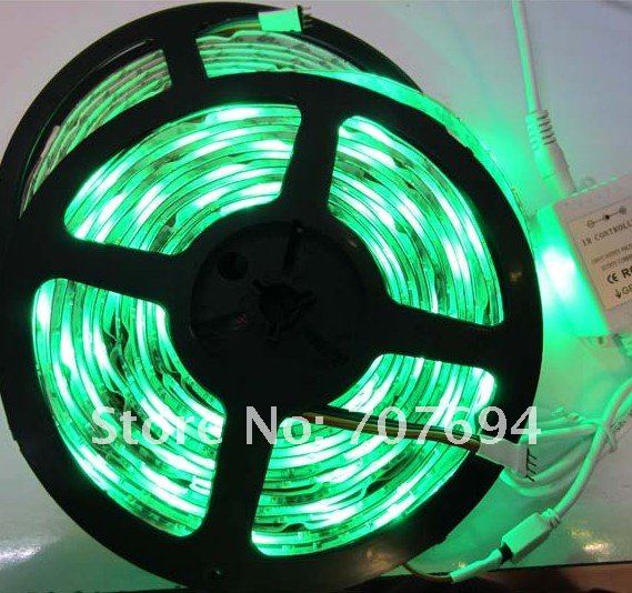 SMD 3528 - цветная светодиодная лента с пультом ДУ, RGB, 5 метров, 300 диодов