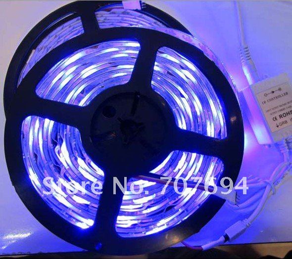 SMD 3528 - цветная светодиодная лента с пультом ДУ, RGB, 5 метров, 300 диодов