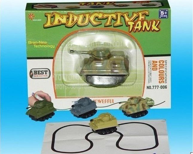 Волшебный танк и маркер Индуктивная детская игрушка 777-006