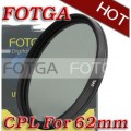 Циркулярно-поляризационный фильтр Fotga 62mm для камер Canon/Nikon/Sony/Olympus