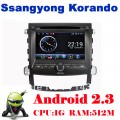   Ssangyong Korando - Android, 7", DVD, 3G, Wi-Fi, 1GHz CPU