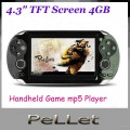 Pellet P7600 - Портативная игровая консоль, 4.3", 4GB, MP4, TV