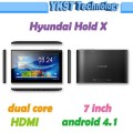 Hyundai Hold X - планшетный компьютер, Android 4.1.1, 7" IPS, Rockchip RK3066 (1.6GHz), 1GB RAM, 16GB ROM, Wi-Fi, HDMI, Bluetooth, 2MP фронтальная камера