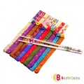 Декорированные бамбуковые палочки для еды, 10шт