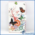 Кожаный чехол-книга с изображениями бабочек для Huawei Ascend Y300, Y300C, U8833 / T8833