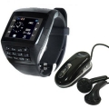 Q8 - мобильный телефон-часы, 1.33" сенсорный экран, FM, камера 2MP, 2 SIM, bluetooth-гарнитура
