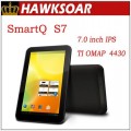 SmartQ S7 Dual Core - планшетный компьютер, Android 4.0.3, 7" IPS, TI OMAP 4430 (2x1GHz), 1GB RAM, 4GB ROM, HDMI, Wi-Fi, 2MP фронтальная камера