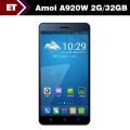 Amoi A920W - Смартфон, Android 4.2, MTK6589T 1.5GHz, Dual SIM, 5", 2GB RAM, 32GB ROM, GSM, 3G, GPS, Wi-Fi, Bluetooth, основная камера 13.0Mp