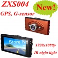ZXS004 -  , TFT  , 1920x1080p, G-,  -180 ,  GPS (), HDMI,  