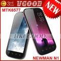 Newman N1 - смартфон, Android 4.0.3, MTK6577 (1.2GHz), 4.3" IPS, 1GB RAM, 4GB ROM, 3G, Wi-Fi, Bluetooth, GPS, 8MP задняя камера, 0.3MP фронтальная камера