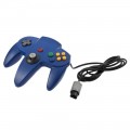 Джойстик для игровой приставки Nintendo 64 N64, 10 кнопок, синий