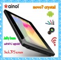 Ainol Novo 7 Crystal - планшетный компьютер, Android 4.1.1, 7" MVA, AMLogic 8726-M6 (1.5GHz), 1GB RAM, 8GB ROM, Wi-Fi, HDMI, 2MP фронтальная камера
