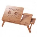 Складной бамбуковый стол для ноутбука (ZS11F)