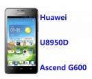 Huawei U8950D Ascend G600 - смартфон, Android 4.0.4, Qualcomm MSM8225 (2x1.2GHz), qHD 4.5" IPS, 768MB RAM, 4GB ROM, 3G, Wi-Fi, Bluetooth, GPS, 8MP задняя камера, 0.3MP фронтальная камера