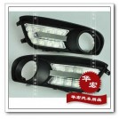 Вставки с  фарами дневного света для Nissan Tiida DRL, LED, 2шт