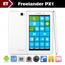 Freelander PX1 - Планшетный компьютер, Adroid 4.2, MTK8389 Quad Core 1.2GHz, 7", Dual SIM, 1GB RAM, 8GB ROM, GSM, 3G, Wi-Fi, Bluetooth, GPS, HDMI, основная камера 5.0Mpix