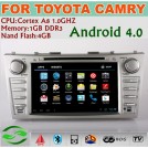 Автомагнитола с навигацией Greenyi G-8006A для Toyota Camry/Aurion, Android 4.0, DVD, GPS, радио, ТВ, Bluetooth, Wi-Fi, RDS