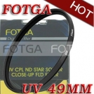 УФ-HAZE защитный фильтр Fotga 49mm для камер Sony18-55/NEX3/NEX5/Canon/Nikon