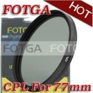 Циркулярно-поляризационный фильтр Fotga 77mm для камер Canon/Nikon/Sony/Olympus