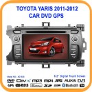 AC-1333 - автомобильная магнитола, 6.2" TFT LCD, MP3/MP4, Touch Screen, GPS, CD/DVD, TV/FM,  Bluetooth для Toyota Yaris (2011-2012)