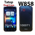 Tatop W858 - смартфон, Android 4.0, MTK6577 1GHz, 4,3", 2 SIM-карты, 512MB RAM, 2ГБ ROM, WCDMA/GSM, Wi-Fi, Bluetooth, GPS, основная камера 5МП