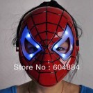 Карнавальная маска Человек-паук со светодиодами