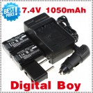 NP-FH50 - 2 аккумулятора + зарядное устройство + автомобильное зарядное устройство + штекер для Sony SR, HC, DVD 