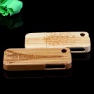 Чехол из натурального бамбука для iPhone 4, 4S