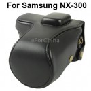 Кожаный чехол с ремешком для Samsung NX300