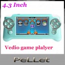 Pellet P7100 - Портативная игровая консоль, 4.3", 4GB, MP4, TV