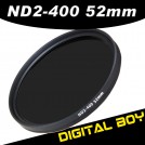 Нейтрально-серый фильтр 52 мм ND2-ND400 для Canon 50/1.8; Nikon; 18-55 Sony