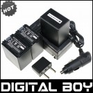 NP-FV100 - 3 аккумулятора + зарядное устройство + автомобильное зарядное устройство для Sony FV30 DCR-DVD103