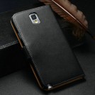 Кожаный чехол для Samsung Galaxy Note 3 с отделением для пластиковых карт и купюр, и подставкой + защитная пленка для экрана