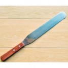 Металлический скребок-нож с деревянной ручкой для оформления кондитерских изделей