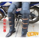 Мотоциклетные защитные и утепленные накладки для ног