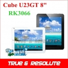 Cube U23GT - планшетный компьютер, Android 4.0.4, 8" IPS, Rockchip RK3066 (1.5GHz), 1GB RAM, 16GB ROM, Wi-Fi, 0.3MP фронтальная камера